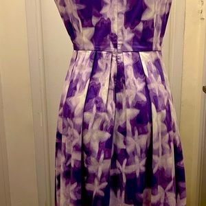 Calvin Klein dress size 12. White & Purple.